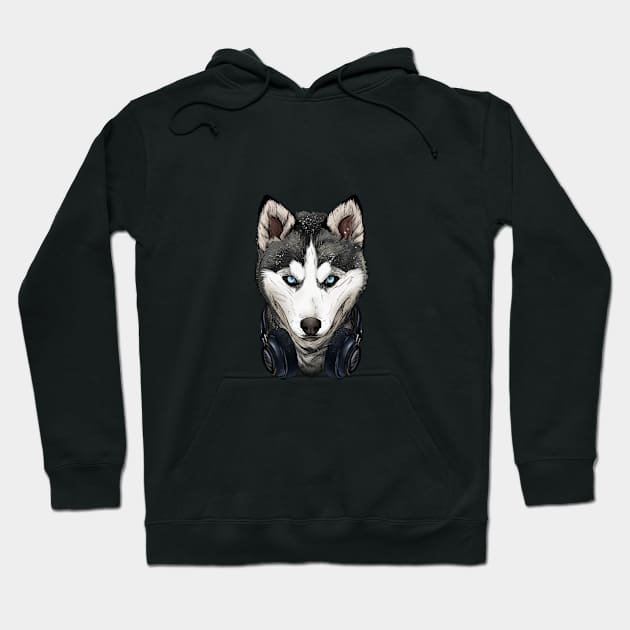 Millenial Husky Hoodie by Jose ElLargo